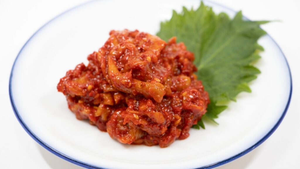 「塩辛い」を代表する韓国料理：ジョッカル（젓갈）